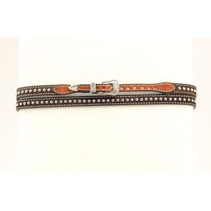 M&amp;F Calf Hair Hat Band - Brown - 0267402