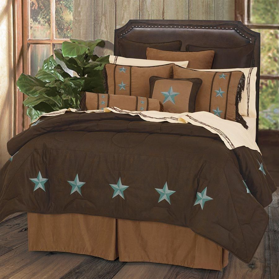 Laredo Comforter Set, Super Queen Turquoise