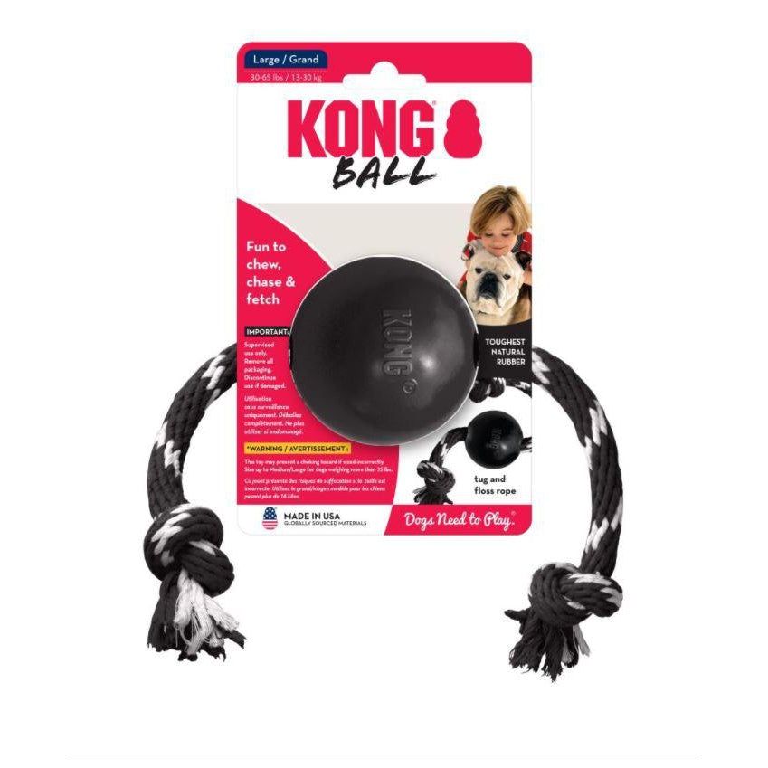 Large Extreme Ball &amp; Rope Black