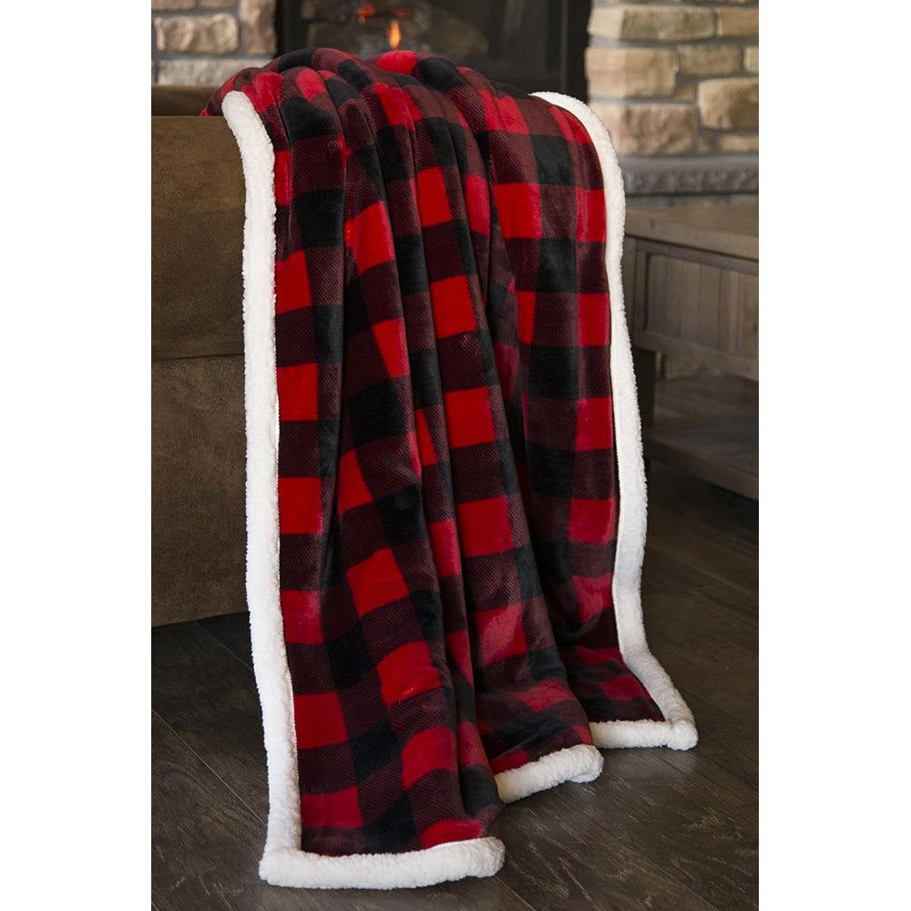 Lumberjack Plaid (Red) Throw