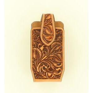 M&amp;F Floral Embossed Cell Phone Case w/Swivel Clip