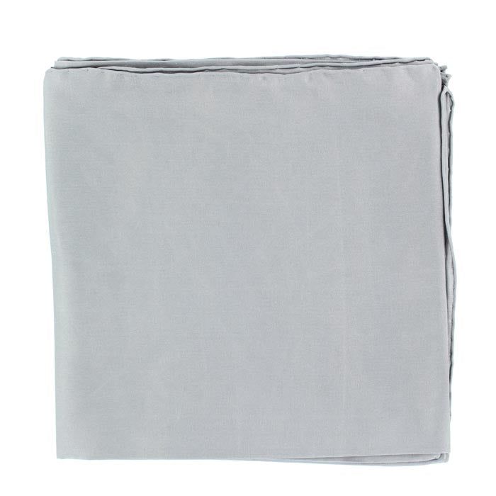 M&amp;F 35x35 Silk Solid Wild Rag - Charcoal