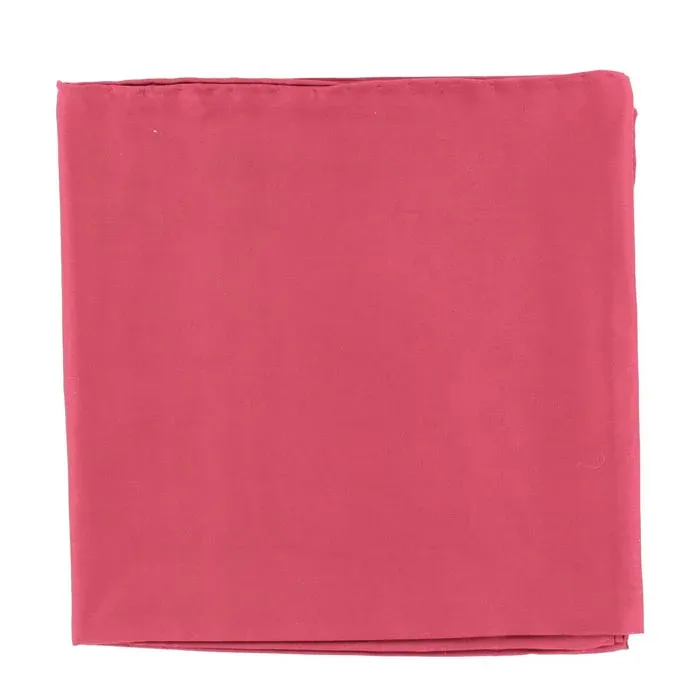 M&amp;F 35x35 Silk Solid Wild Rag - Burgundy