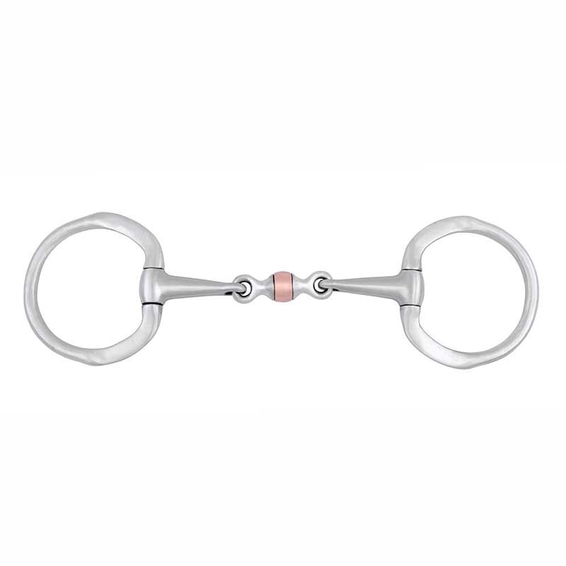 Metalab Three Piece Eggbutt Snaffle Bit