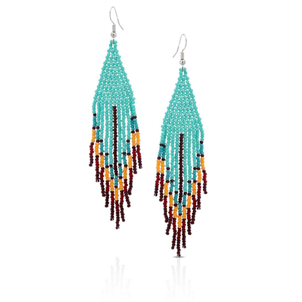 Montana Silversmith Attitude Earrings West Color Leather
