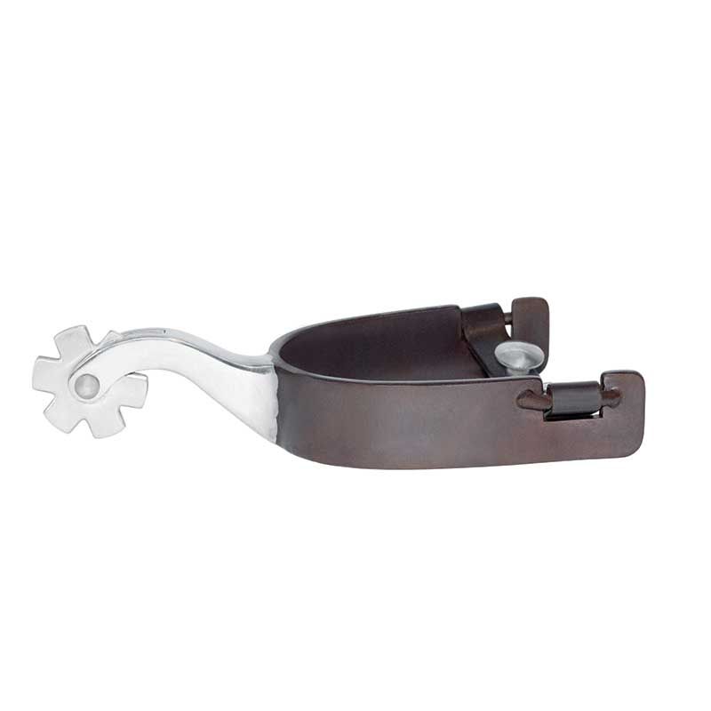 Metalab Two-Tone Plain Series Mens Spurs - 2-1/8" Shank Length