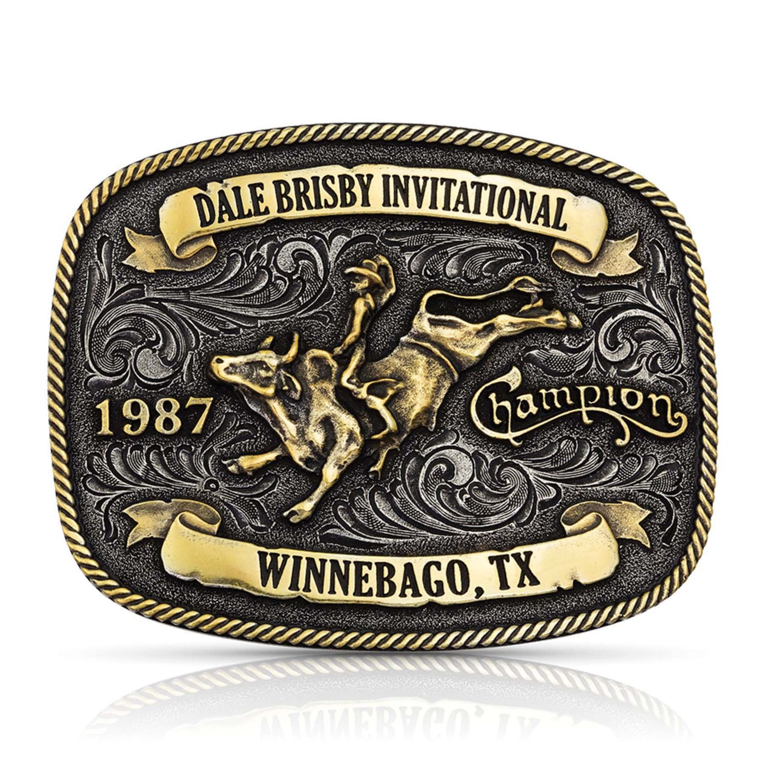 Montana Silversmith Dale Brisby Invitational 1987 Trophy Buckle