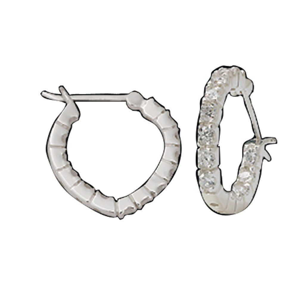 Montana Silversmith Heart Hoops