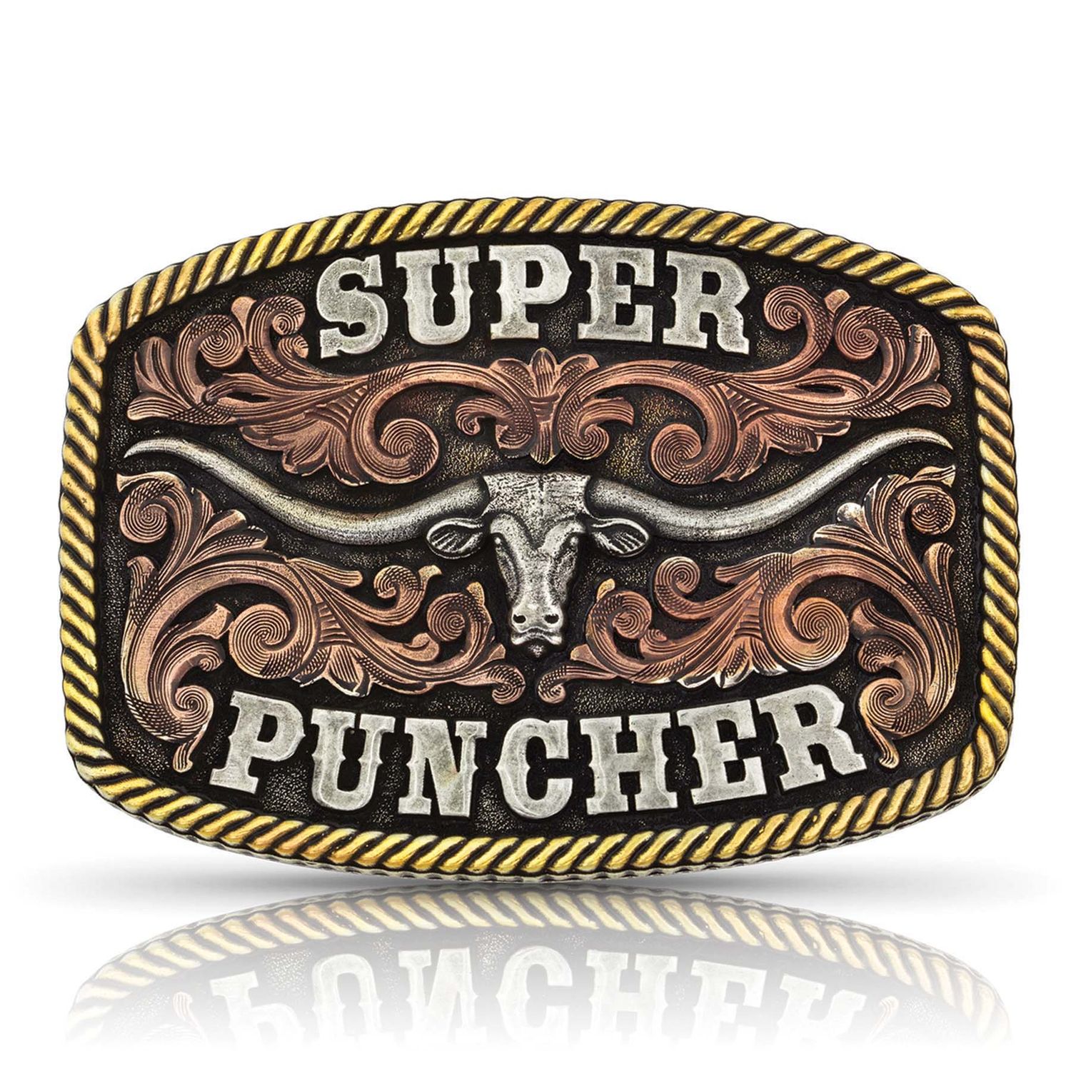 Montana Silversmith Dale Brisby Super Puncher Longhorn Buckle