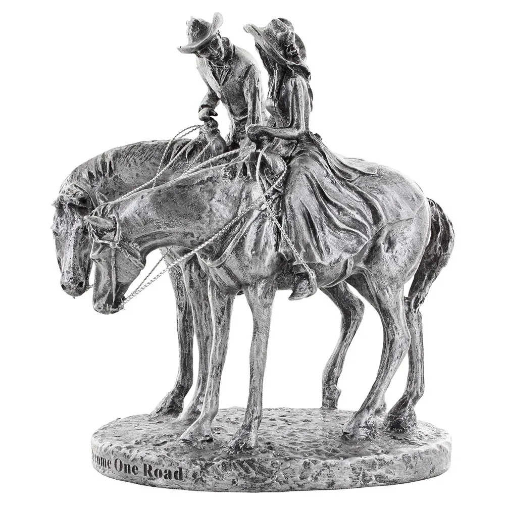 Montana Silversmiths 2 Trails Become One Road Cake Topper