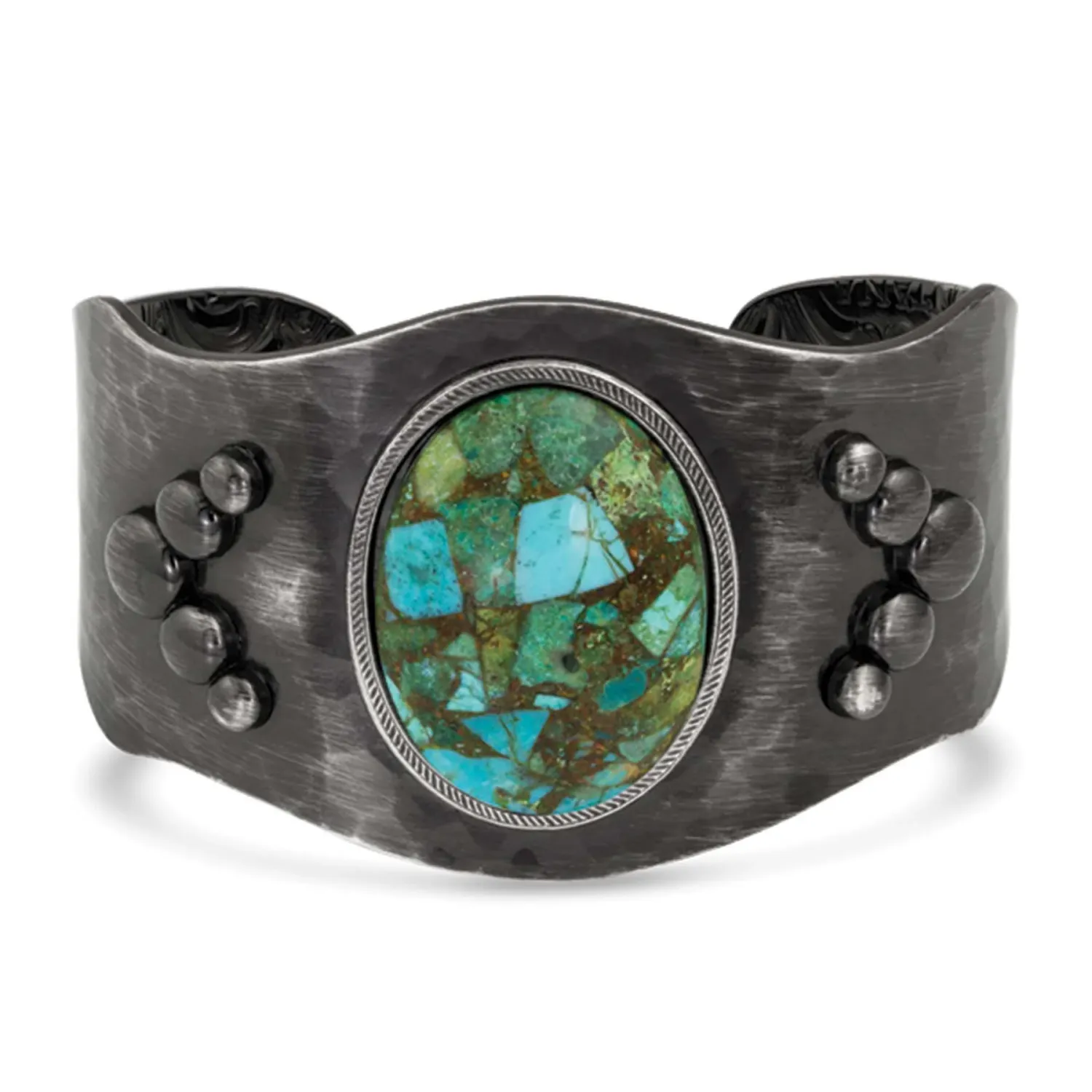 Montana Silversmith Shadows on the Water Turquoise Cuff Bracelet