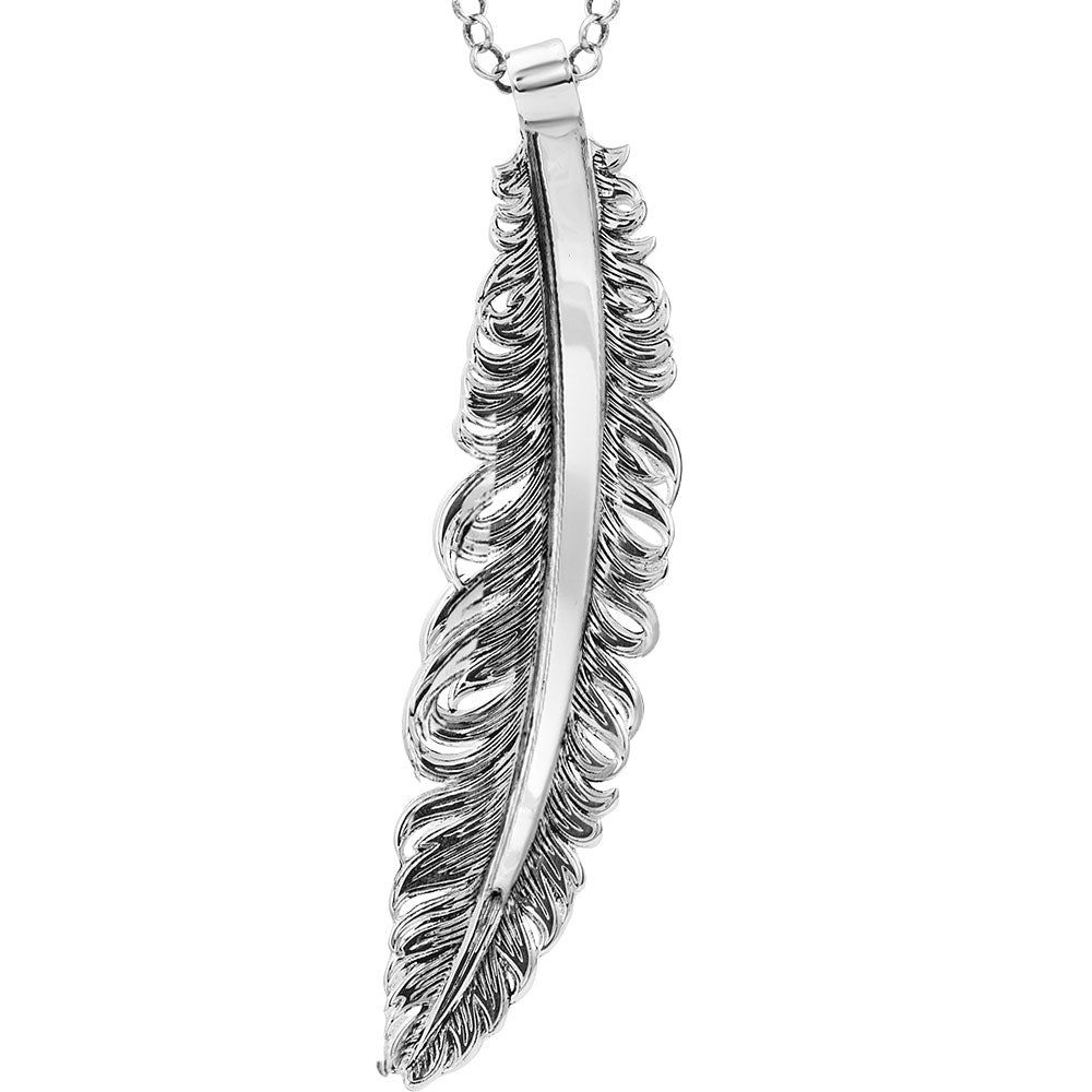 Montana Silversmith Trophy Feather - Silver Buckle