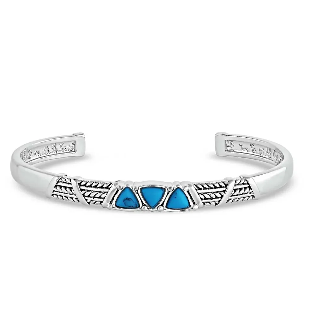 Montana Silversmith Trilogy Trillion TQ Cuff