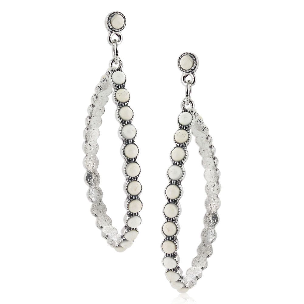 Montana Silversmith Vintage White Mineral Earrings