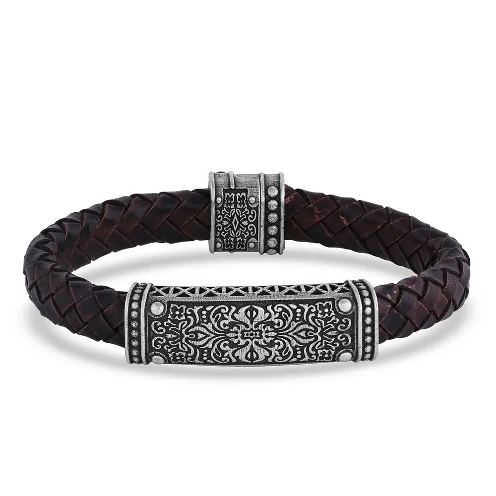 Montana Silversmith Wrapped In Silver Artistry Leather