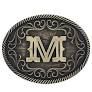 Montana Silversmiths Attitude Filigree Initial "M" Buckle