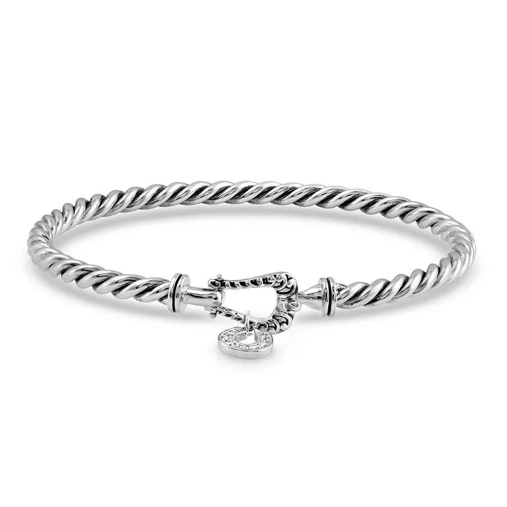 Montana Silversmiths Bracelet Buckled Luck Bangle
