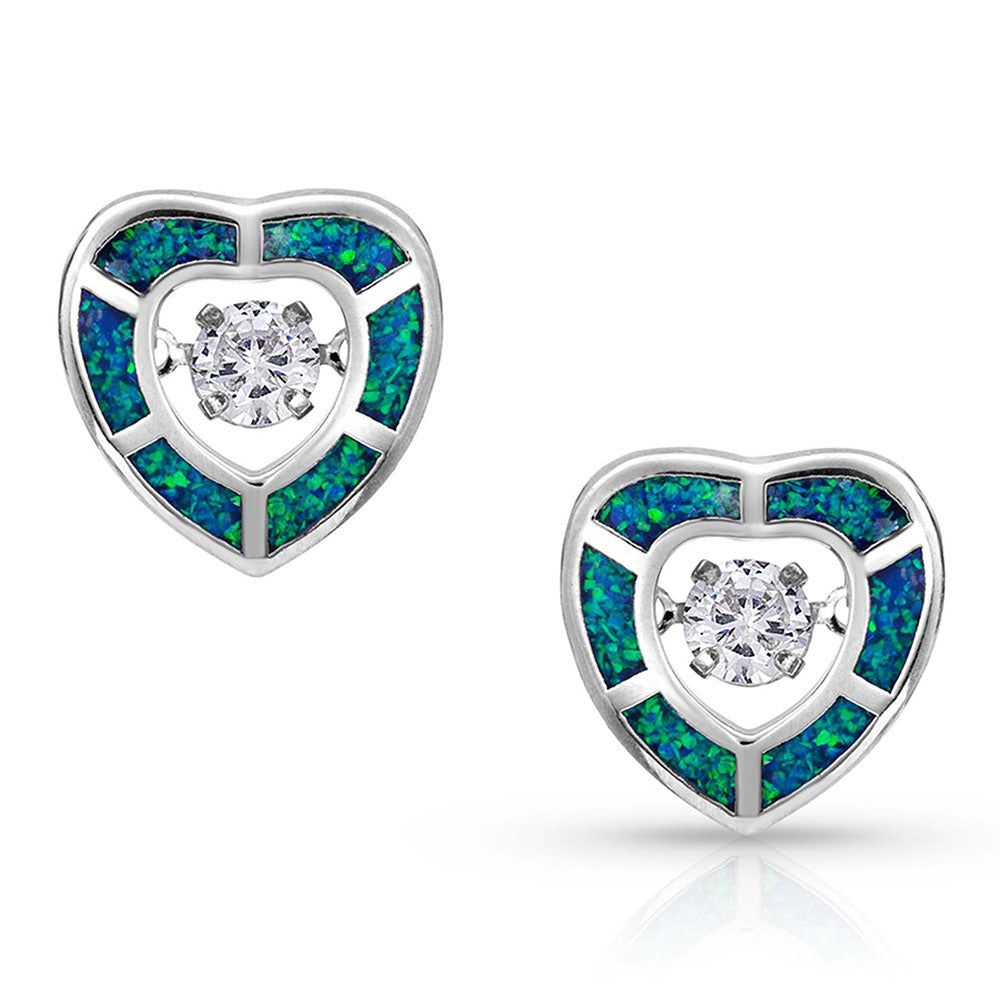 Montana Silversmiths Dancing Opal Heart