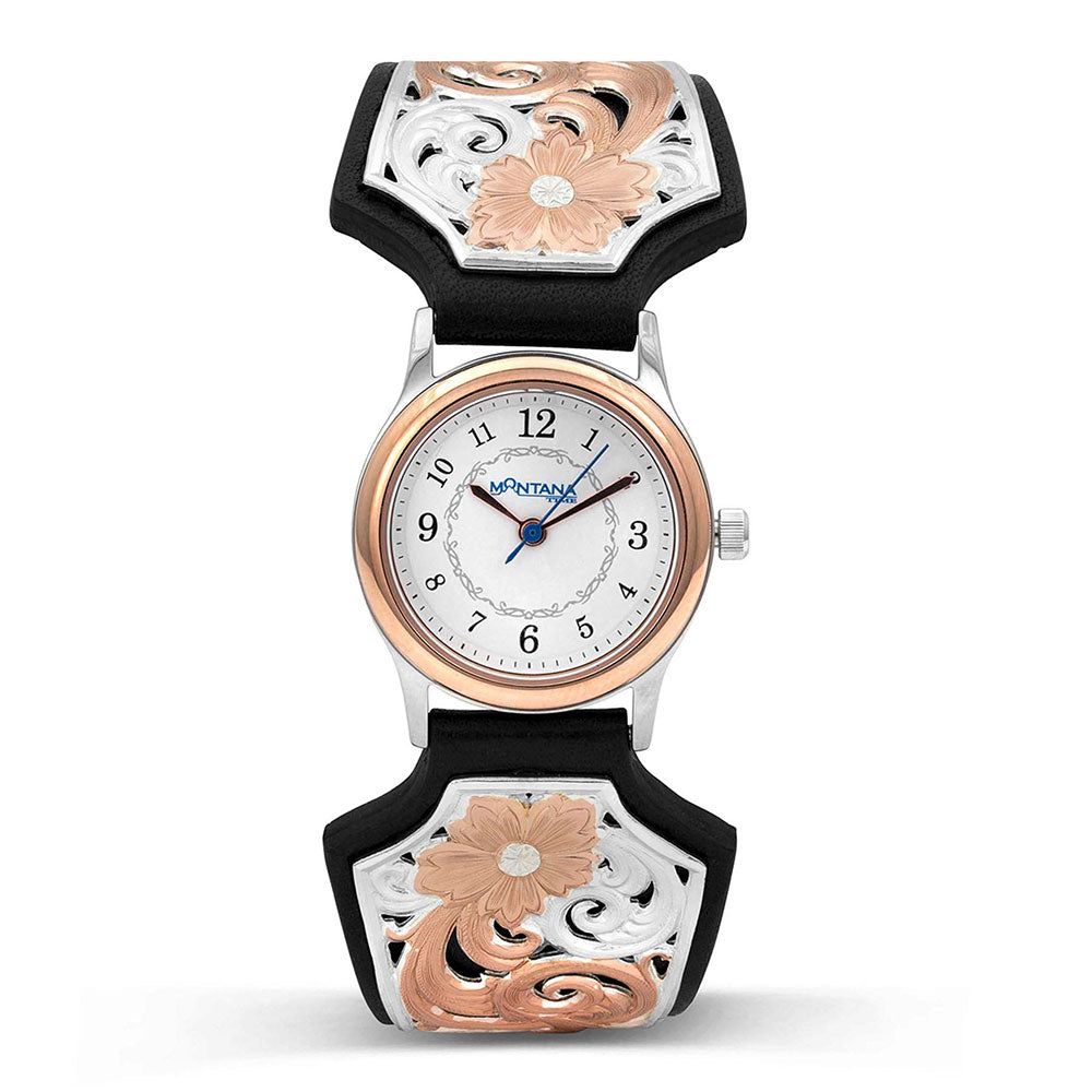 Montana Silversmiths SCH Floral Square RG