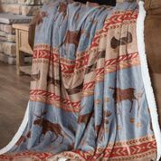 Moose Tracks Throw