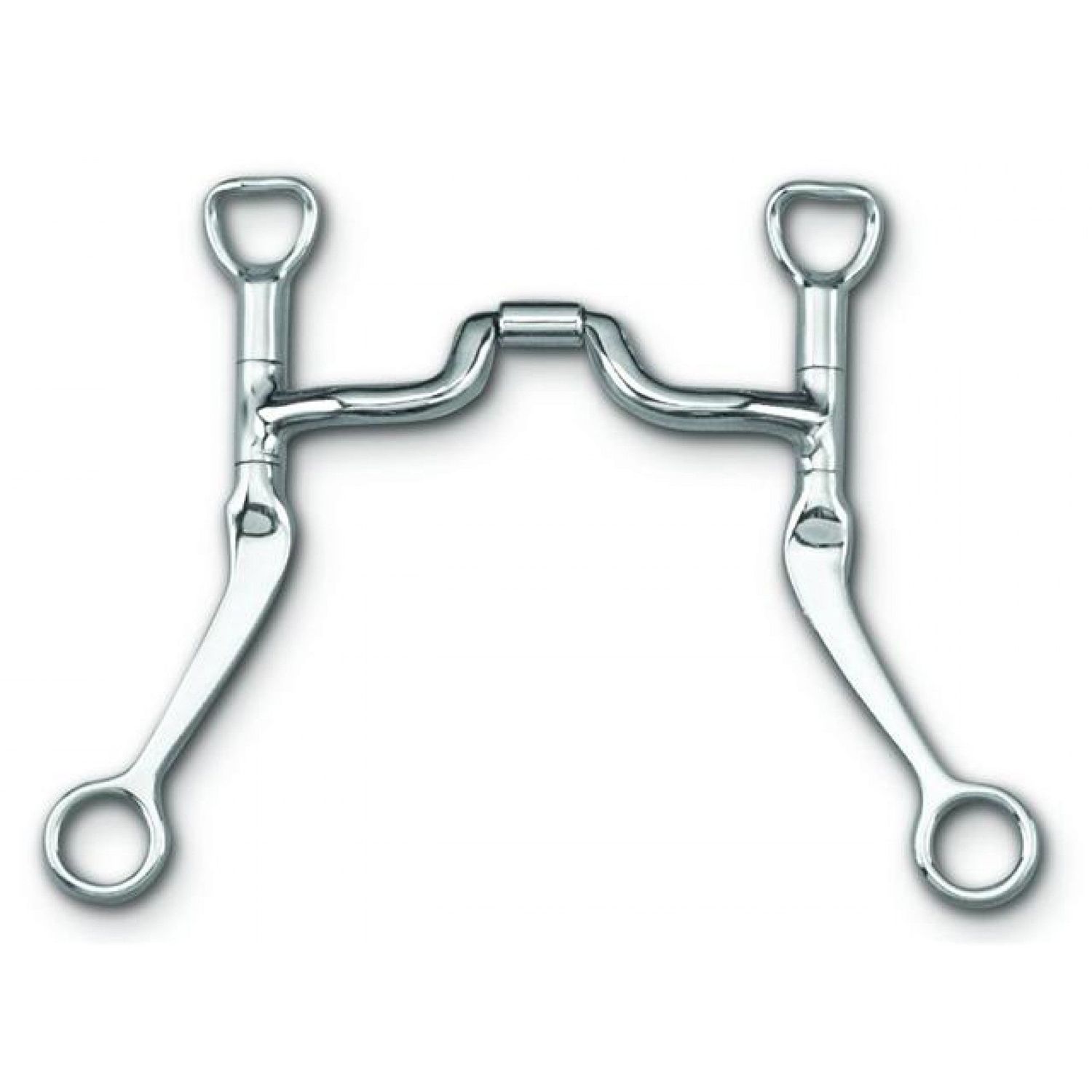 Myler Flat Shank Sweet Iron Low Ported Barrel Bit