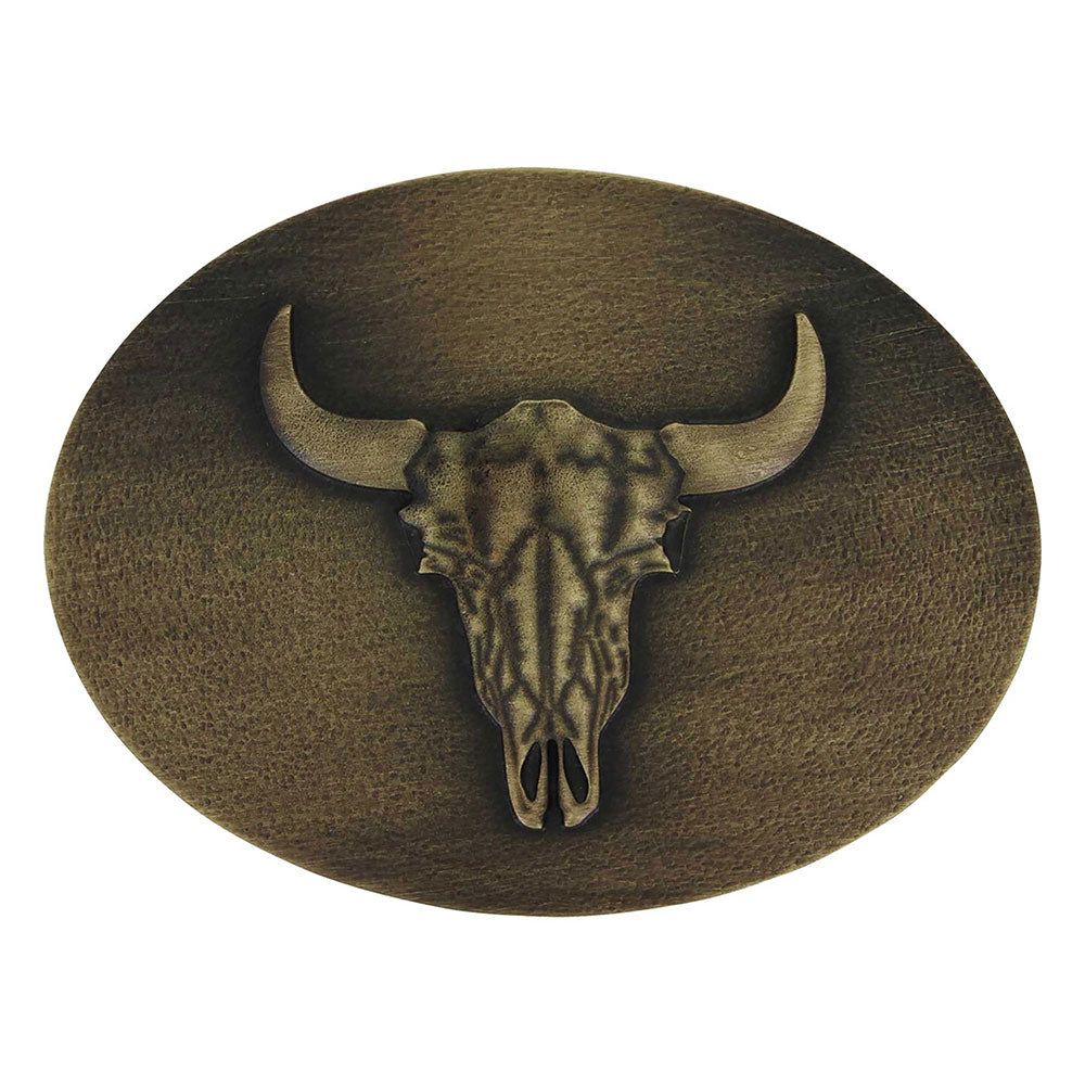 Montana Silversmiths Heritage Defined Buffalo Skull Attitude Buckle