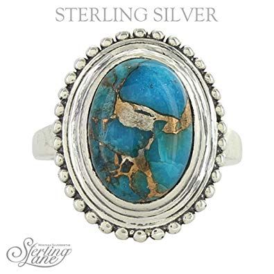 Montana Silversmiths Sterling Copper Turquoise Ring