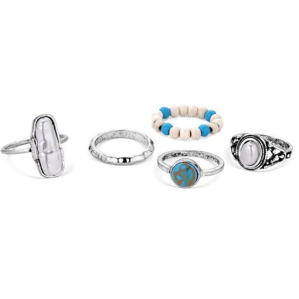 Montana Silversmiths Ivory Skies Ring Set