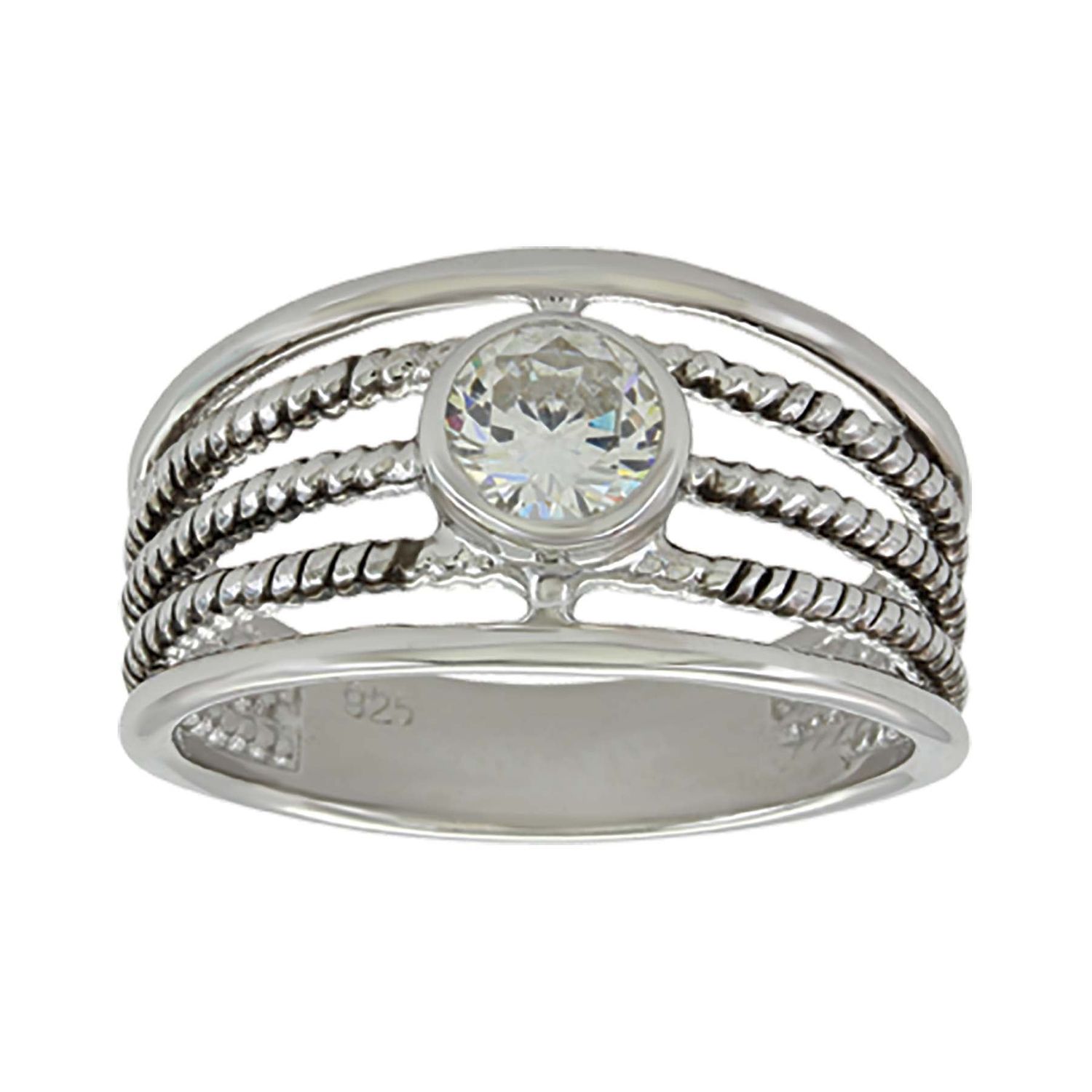 Montana Silversmiths Triple Rope Ring Size 9