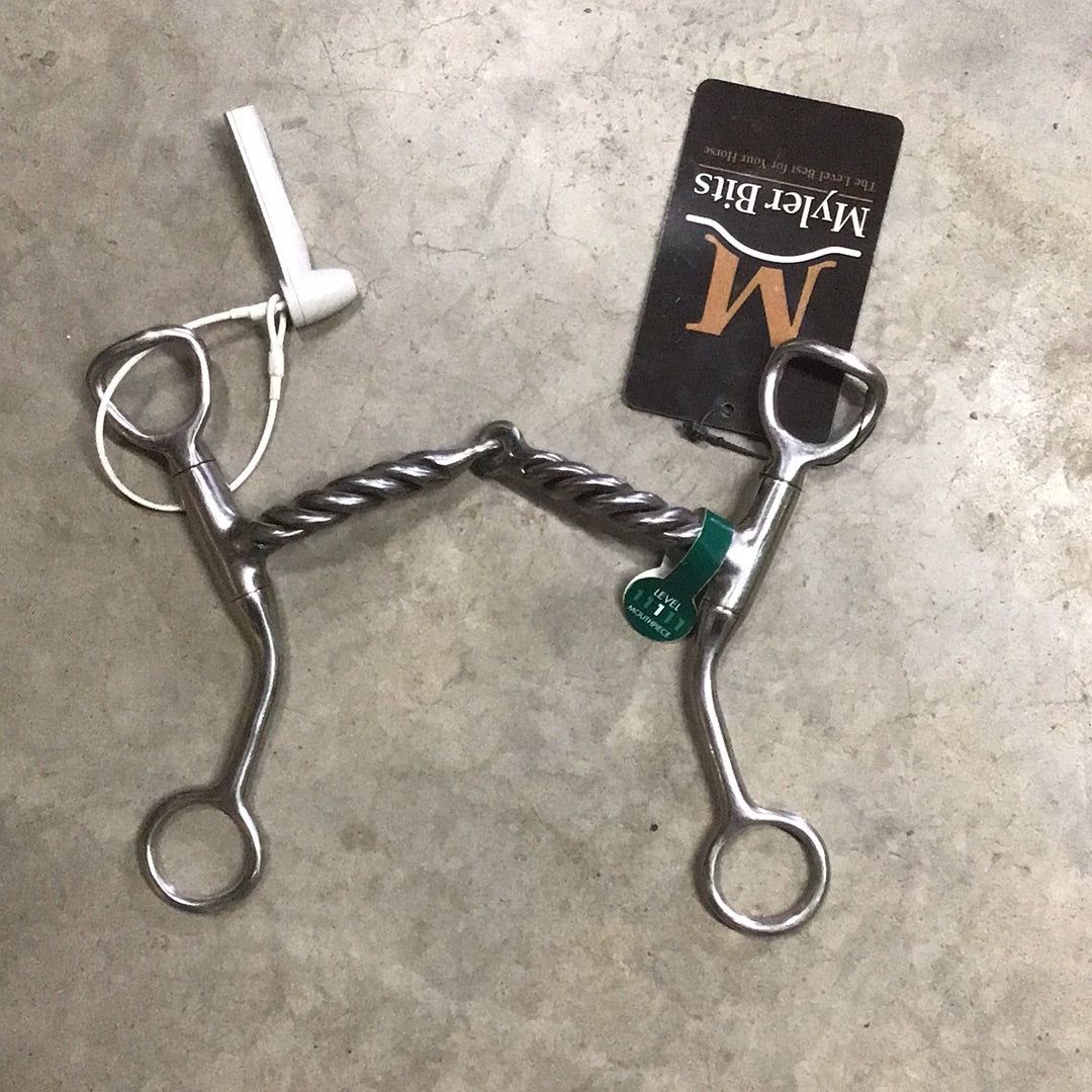 Myler Shank w/Sweet Iron Twisted Snaffle Bit