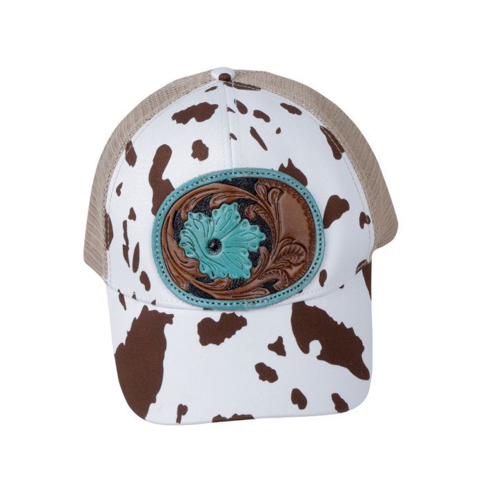 Myra Blue Petals Cap