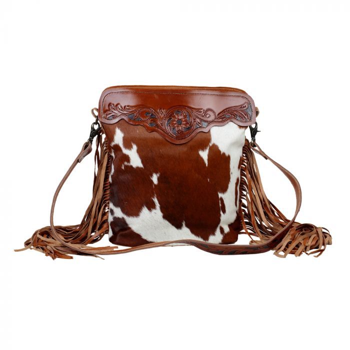 Myra Cowboy Hand Tooled Bag