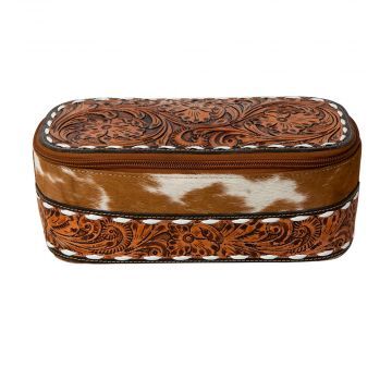 Myra Marshal Hand Tooled Make Up Kit