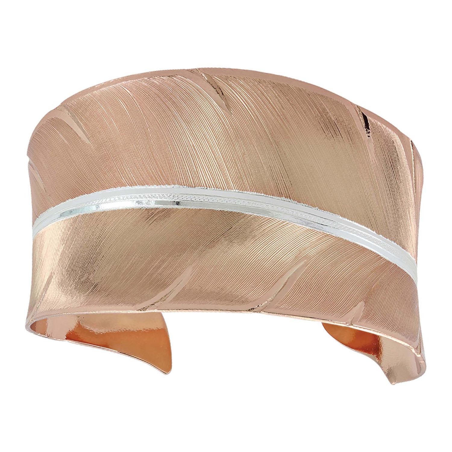 Montana Silversmiths New Perspectives Sunlit With Strength and Grace Feather Cuff Bracelet