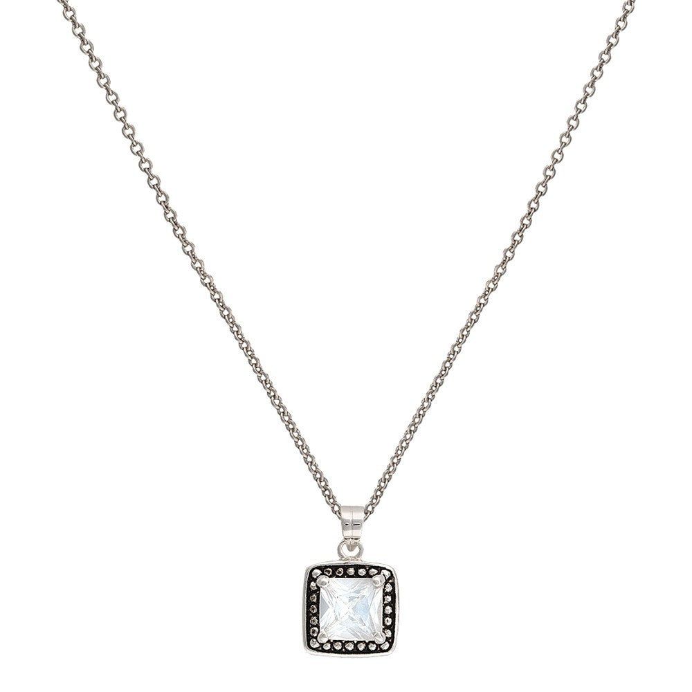 Montana Silversmiths Studded Square Necklace