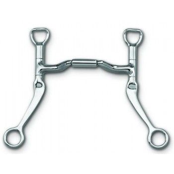 Myler Flat Shank Ported Barrel Bit
