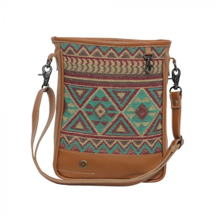 Myra Caramel Burst Shoulder Bag