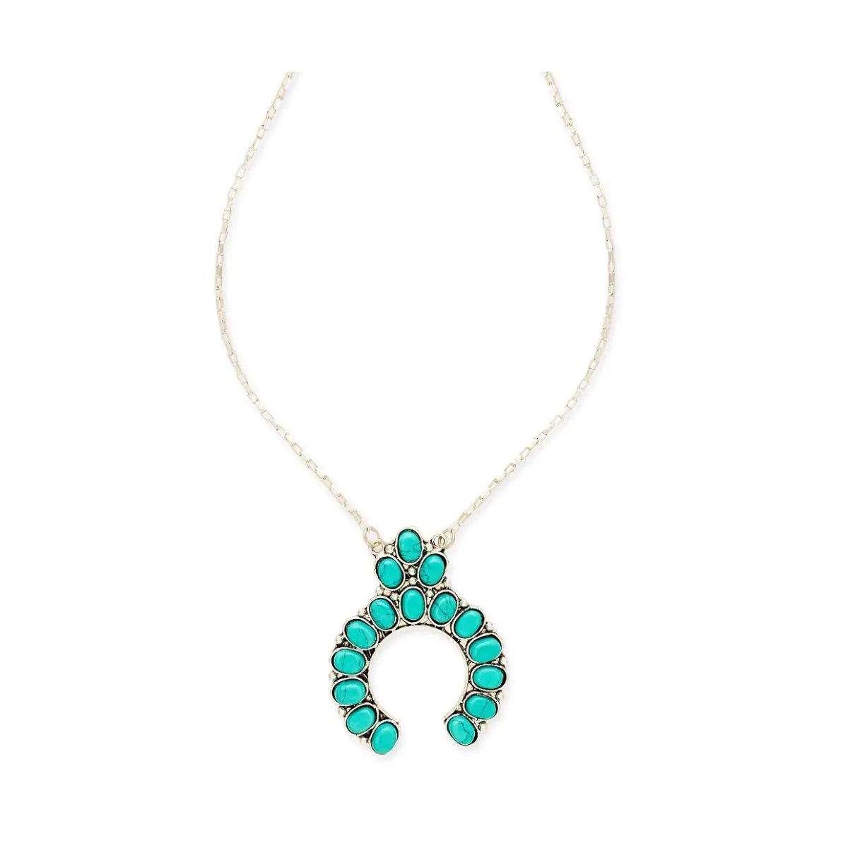 Myra High Mesa Squash Blossom Necklace