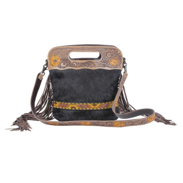 Myra Primordial Hand Tooled Bag-1