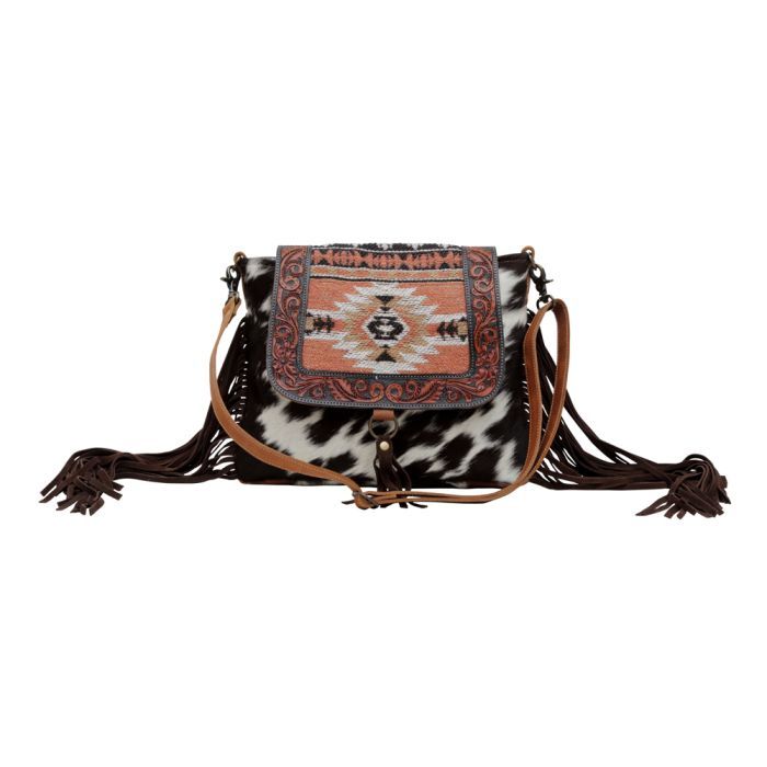 Myra Sansa Azteca Handtooled Bag