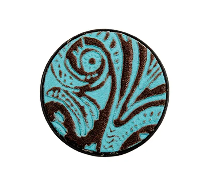Myra Atrium Turquoise Leather Phone Socket