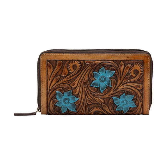 Myra Blue Buds Wallet