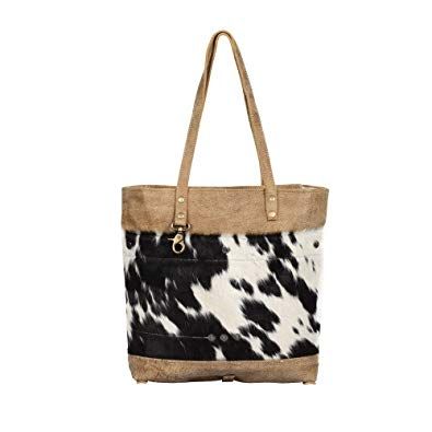 Myra Cocoa Leather &amp; Hairon Bag