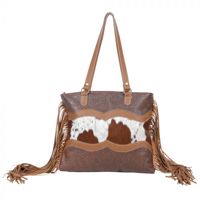 Myra Infinity Leather &amp; Hairon Bag