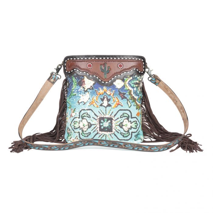 Myra Idealist Hand Tooled Bag
