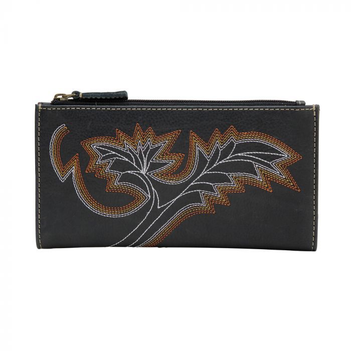 Myra Mini Black Wallet