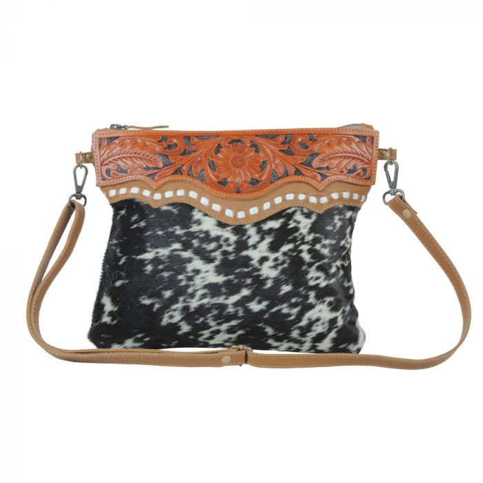Myra Unstoppable Hand Tooled Bag
