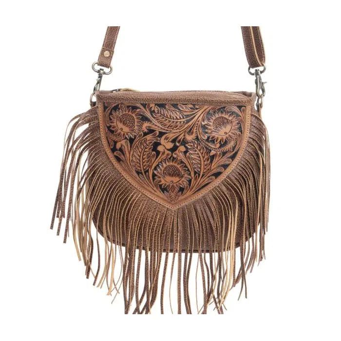Myra Billington Peak Hand-Tooled Bag