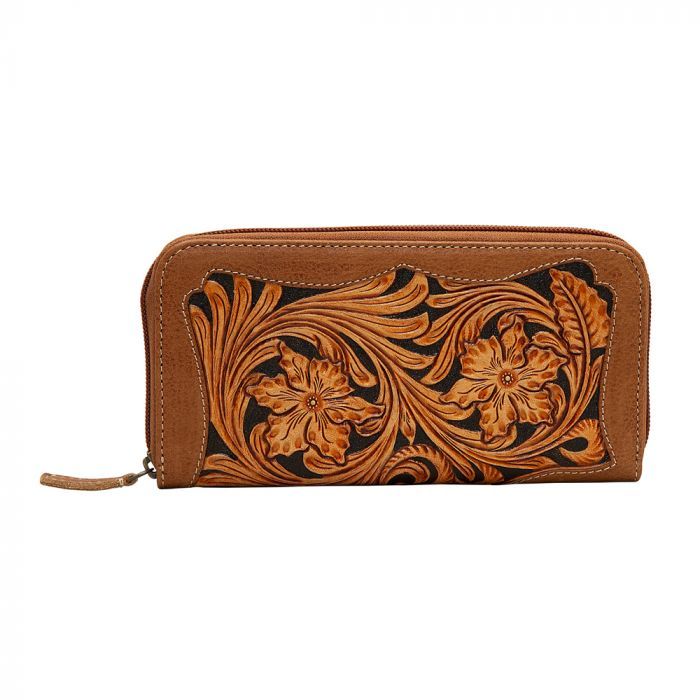 Myra Mahogany Dust Wallet