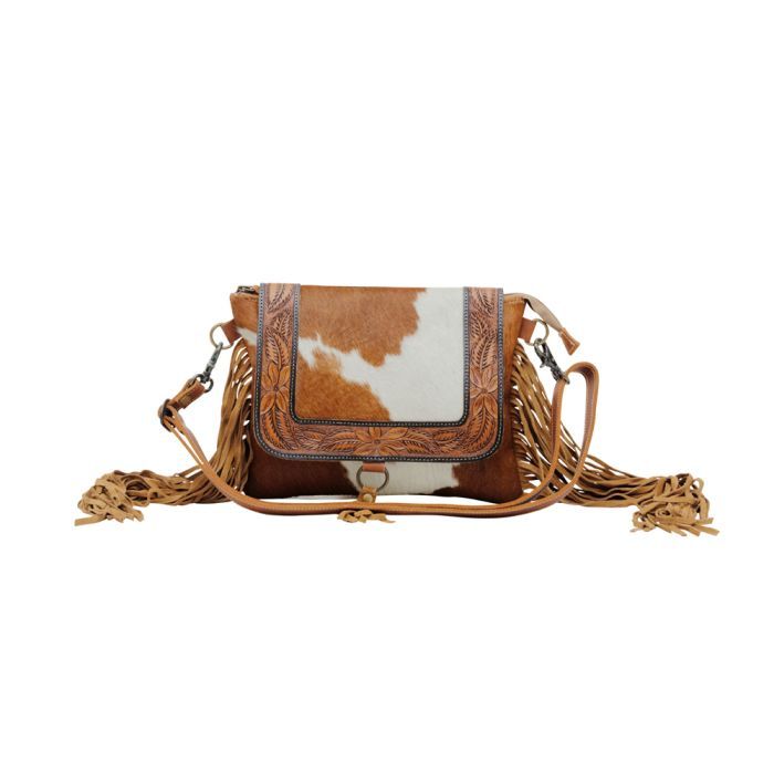 Myra Rusty Handtooled Bag